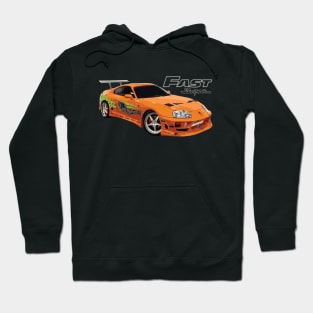 supra fast car a80 toyota Hoodie